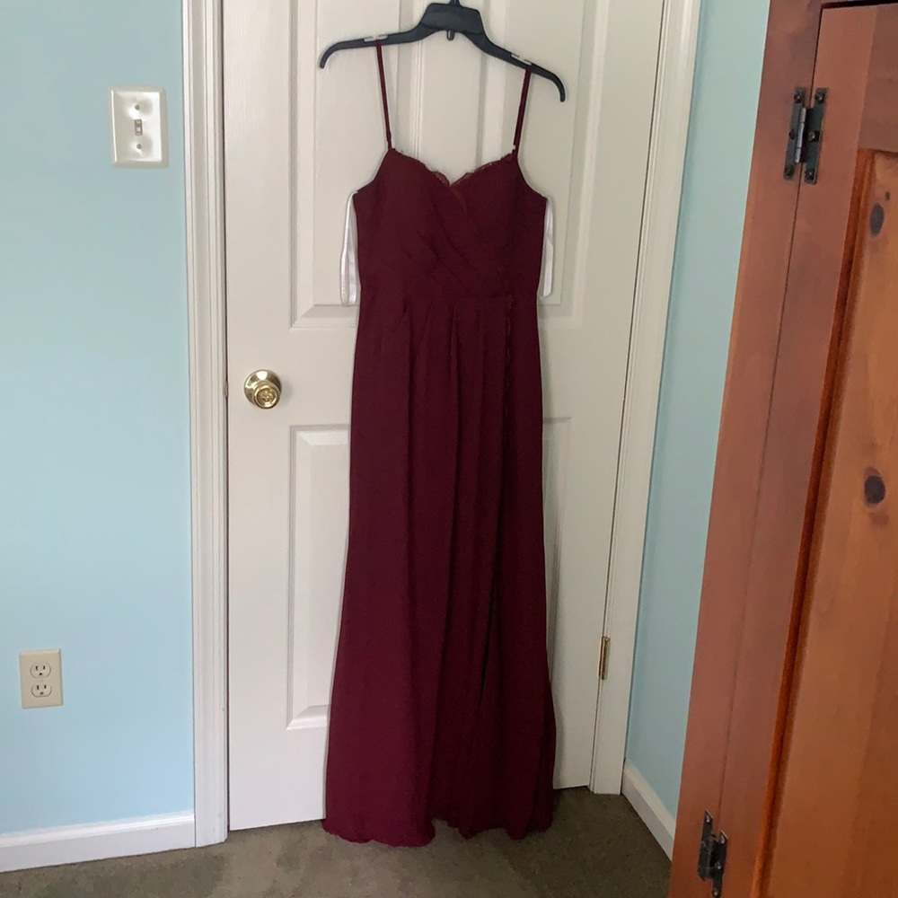 Azazie Bridesmaid Dress in Cabernet